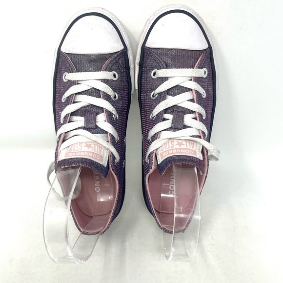 Converse Chuck Taylor All Star Low Top Sneaker Pink Blue Youth 2 - Picture 7 of 8